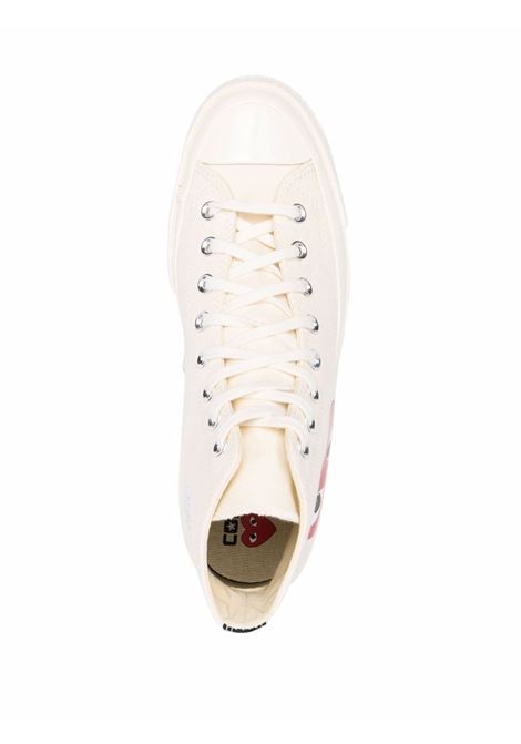 sneakers play unisex bianca in cotone COMME DES GARÇONS PLAY X CONVERSE | P1K1122